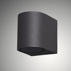 Mantra Fusion - Kandanchu Outdoor Curved Wall Lamp, 1 x GU10, IP54, Up or Down Light - Luminosity Designs Ltd