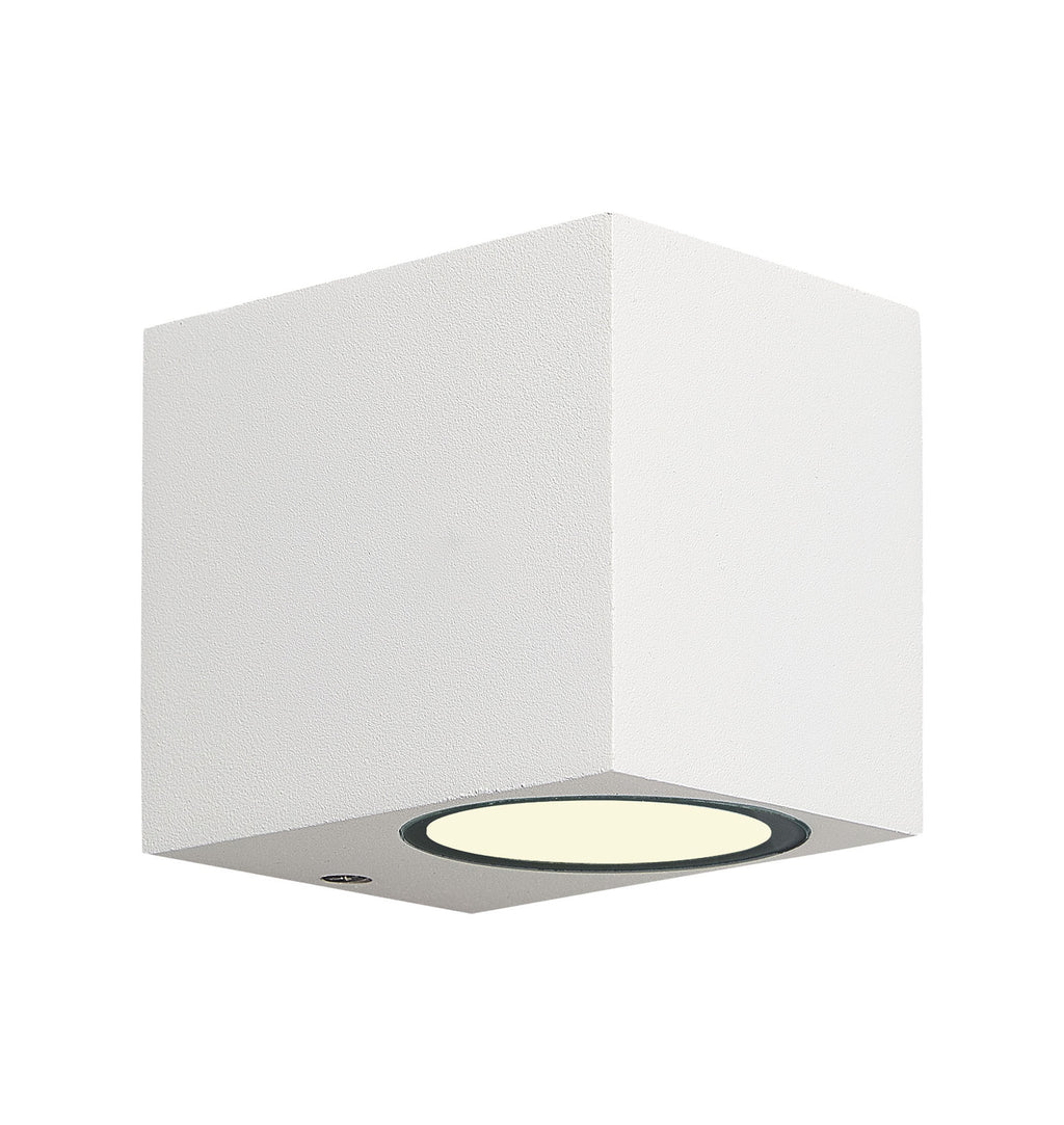 Mantra Fusion - Kandanchu Outdoor Square Wall Lamp, 1 x GU10, IP54, Up or Down Light - Luminosity Designs Ltd