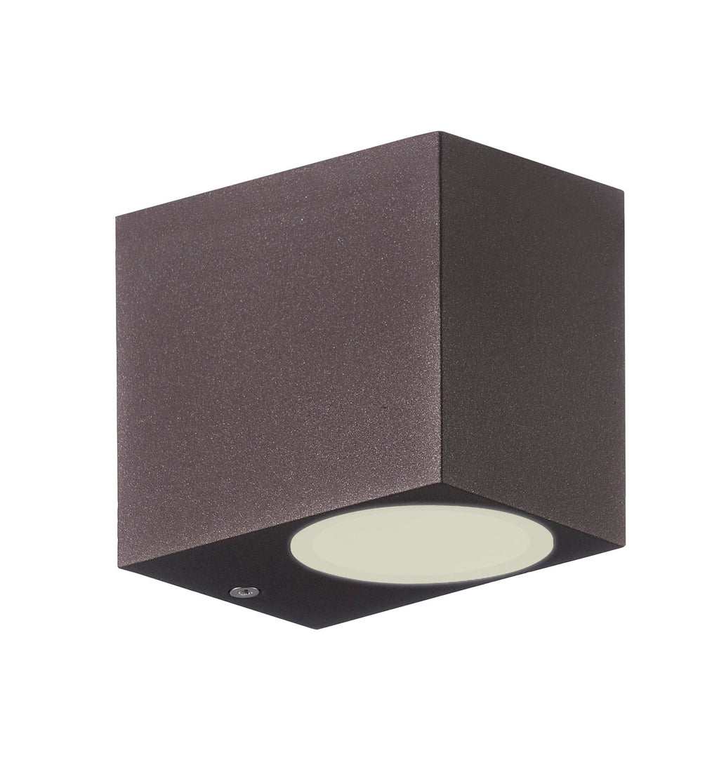 Mantra Fusion - Kandanchu Outdoor Square Wall Lamp, 1 x GU10, IP54, Up or Down Light - Luminosity Designs Ltd