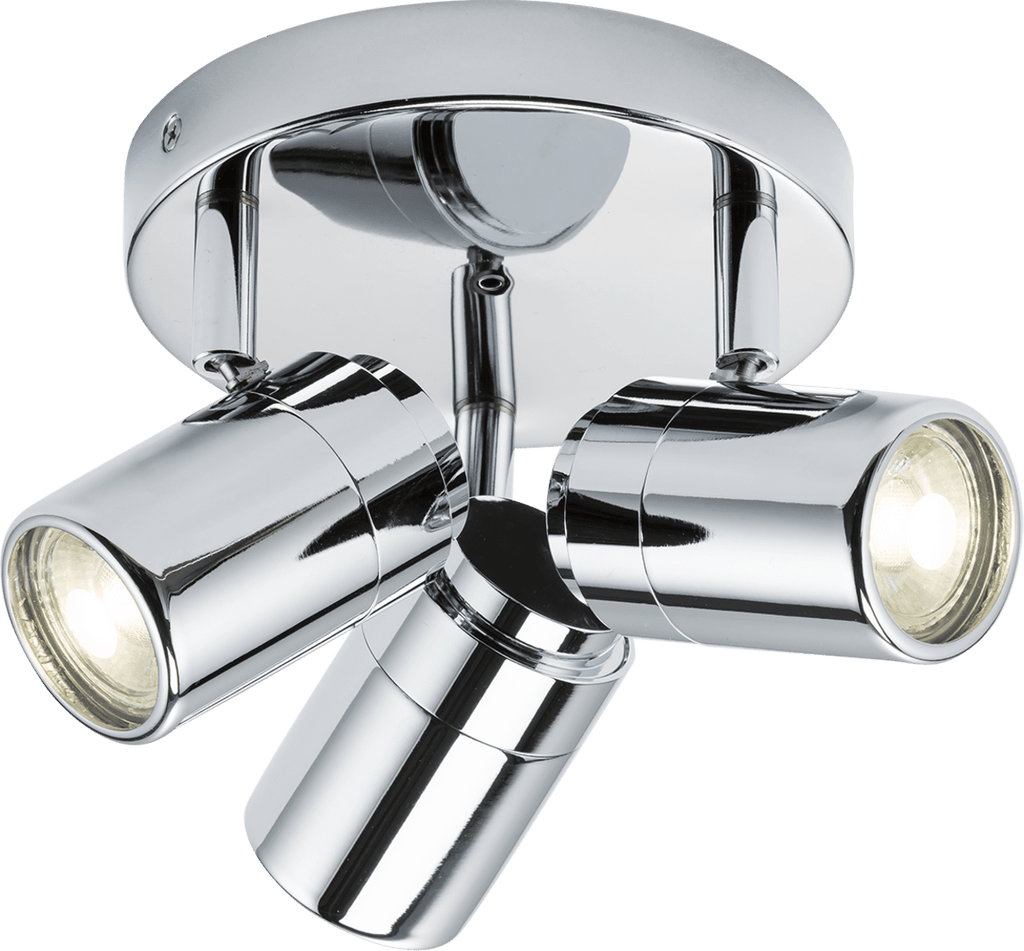 Luminosity Designs - Kelly IP44 Rated Anti Corrosive Bathroom GU10 Circular Spotlight Fitting - Luminosity Designs Ltd