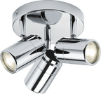 Luminosity Designs - Kelly IP44 Rated Anti Corrosive Bathroom GU10 Circular Spotlight Fitting - Luminosity Designs Ltd