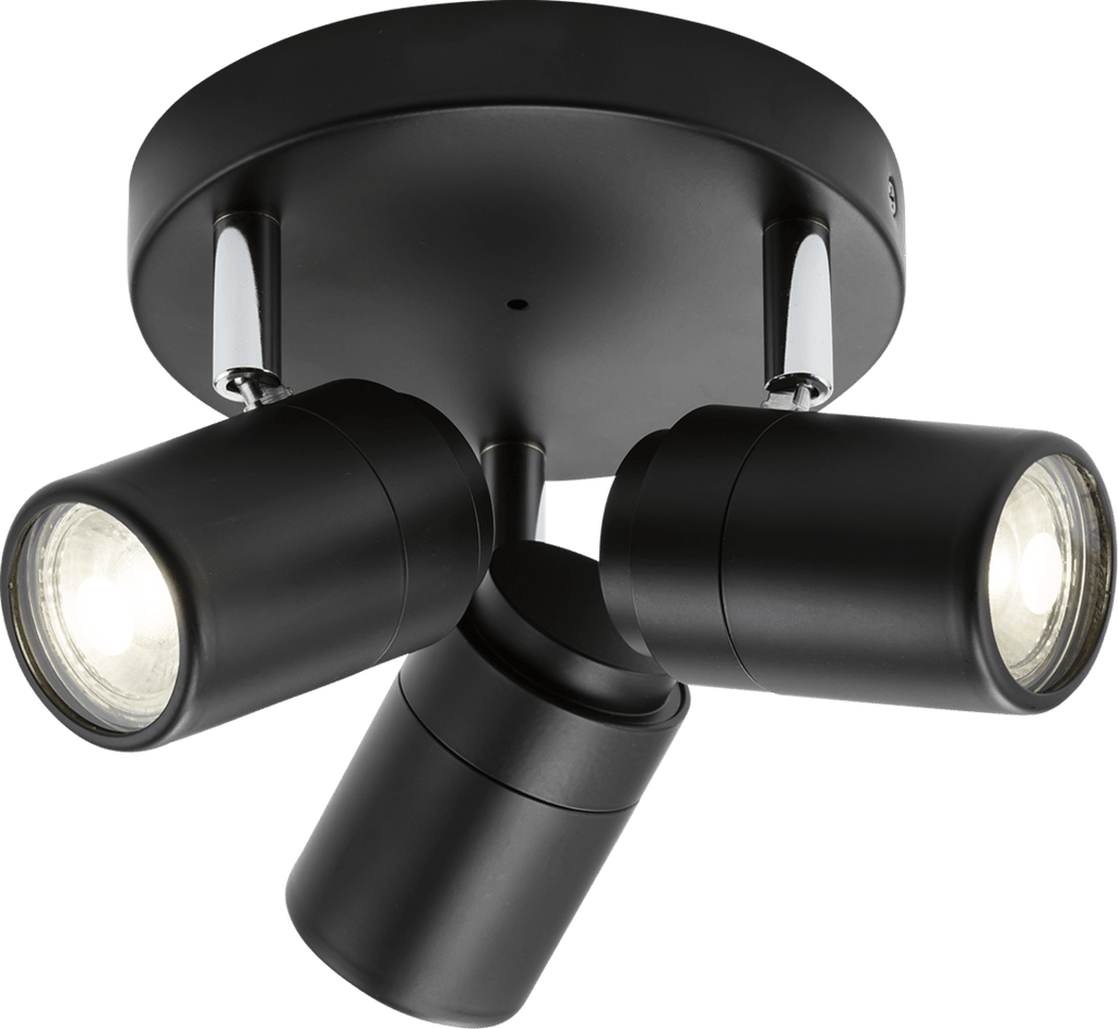 Luminosity Designs - Kelly IP44 Rated Anti Corrosive Bathroom GU10 Circular Spotlight Fitting - Luminosity Designs Ltd