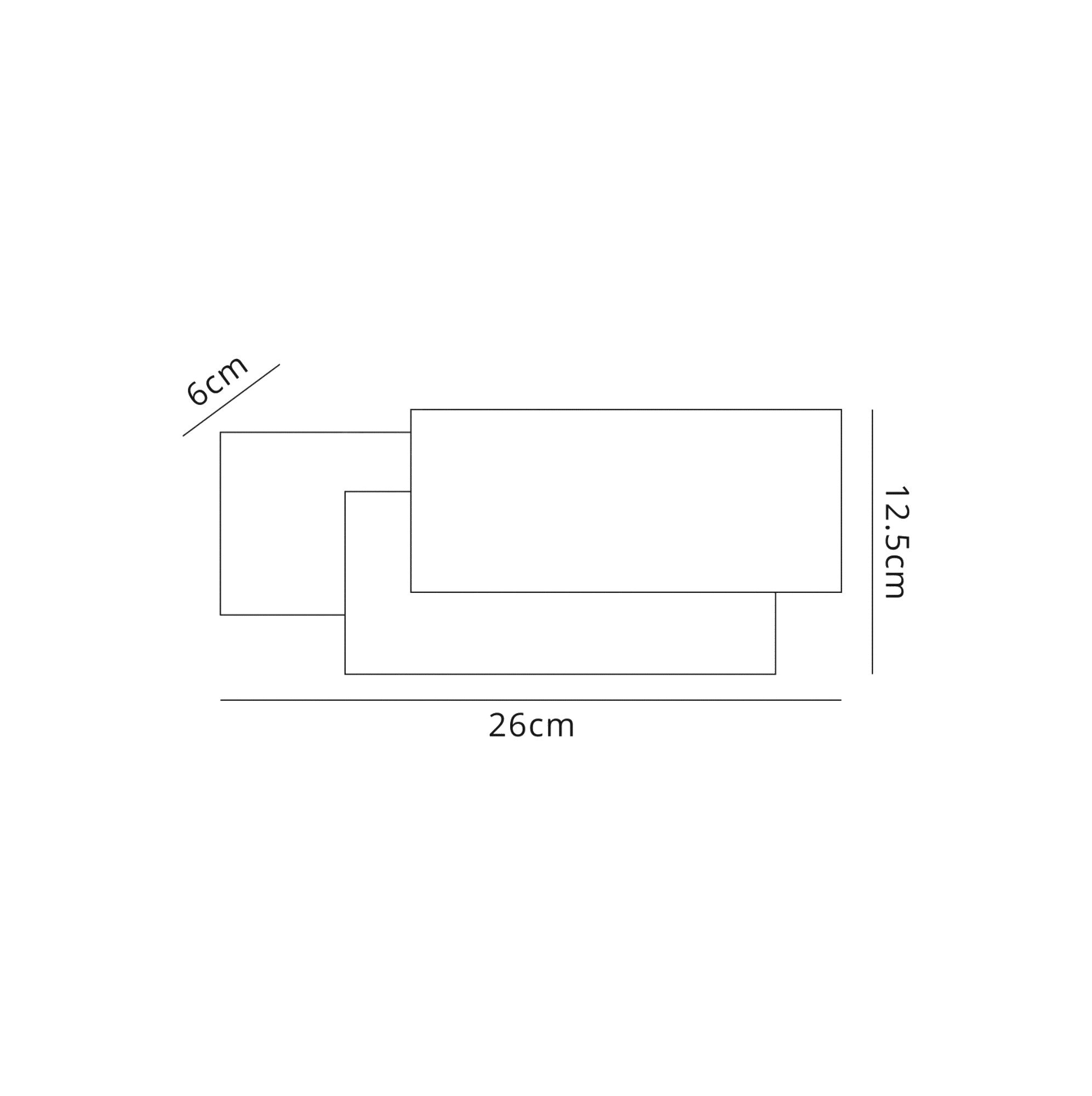 Deco - Kiania Rectangular Wall Light - Luminosity Designs Ltd