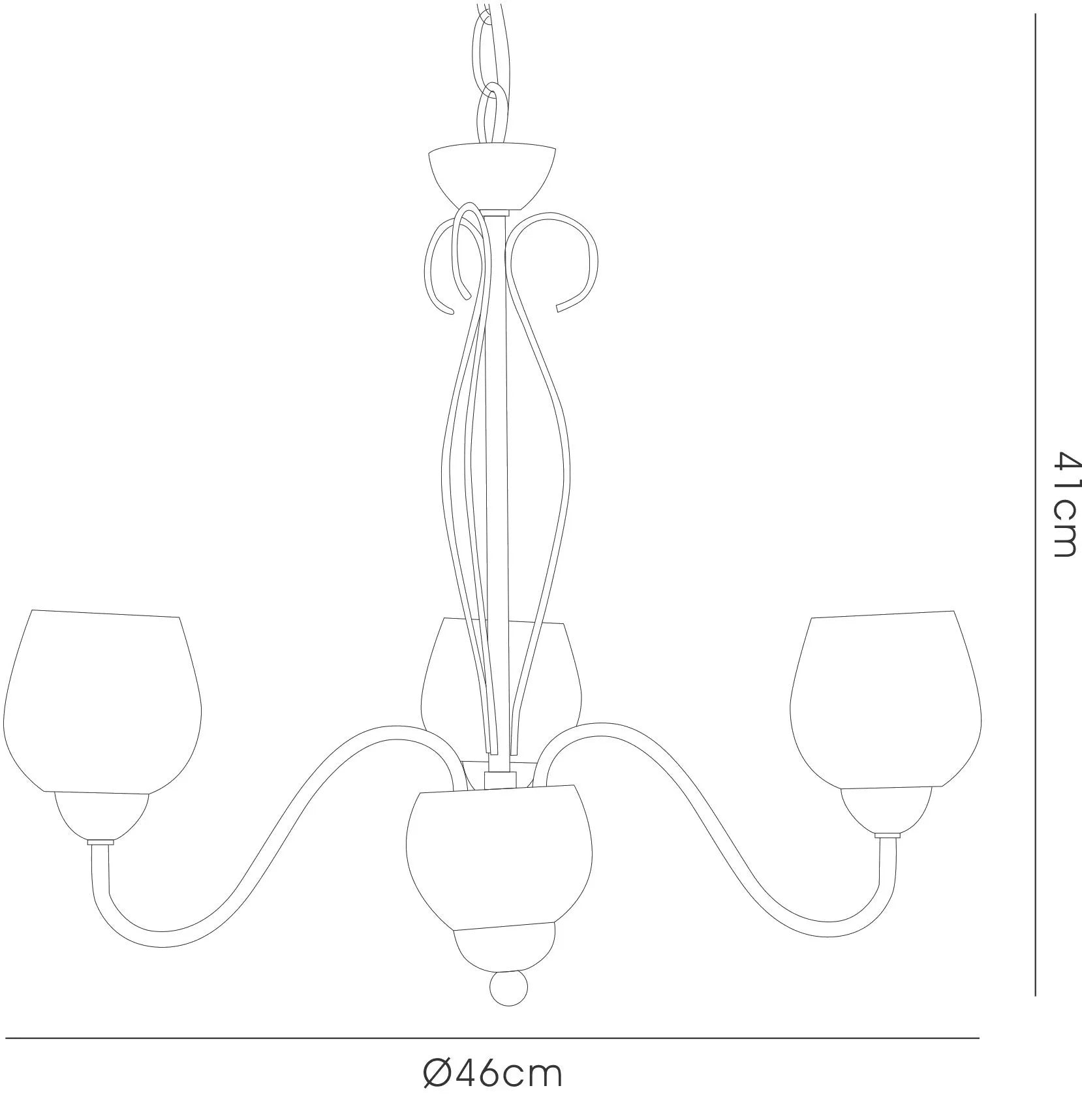 Diyas - Klara Traditional Pendant, 3 Light G9, Antique Brass/Opal Glass (Diyas IL20251) - Luminosity Designs Ltd