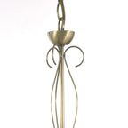 Diyas - Klara Traditional Pendant, 3 Light G9, Antique Brass/Opal Glass (Diyas IL20251) - Luminosity Designs Ltd