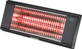 Luminosity Designs Ltd - Knightsbridge OH20MB 230V IP20 1.5kW Shortwave Infrared Heater - Matt Black - Luminosity Designs Ltd