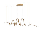 Luminosity Designs - Knot Double Wave Pendant, 1 x 65W LED, Triac Dimmable, 3000K, 3600lm - Luminosity Designs Ltd