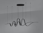 Luminosity Designs - Knot Double Wave Pendant, 1 x 65W LED, Triac Dimmable, 3000K, 3600lm - Luminosity Designs Ltd