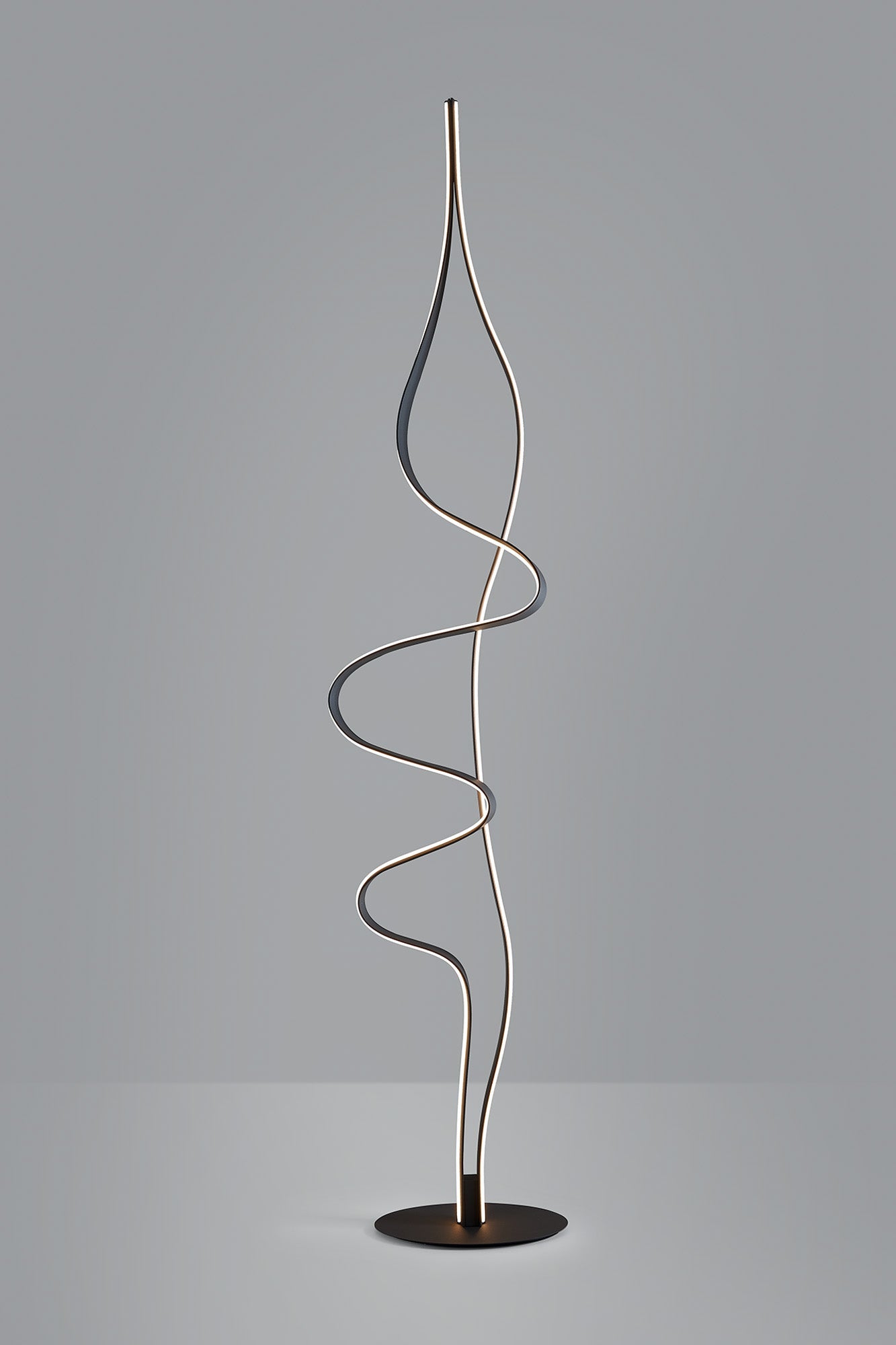 Luminosity Designs - Knot Loop Floor Light, 1 x 45W LED, In Line Dimmer, 3000K, 3000lm - Luminosity Designs Ltd