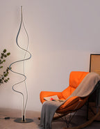 Luminosity Designs - Knot Loop Floor Light, 1 x 45W LED, In Line Dimmer, 3000K, 3000lm - Luminosity Designs Ltd