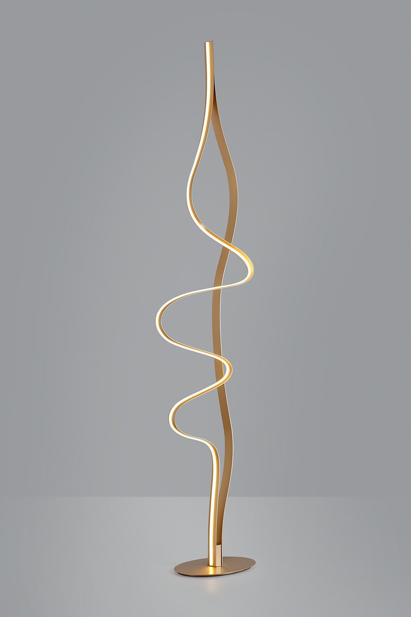Luminosity Designs - Knot Loop Floor Light, 1 x 45W LED, In Line Dimmer, 3000K, 3000lm - Luminosity Designs Ltd