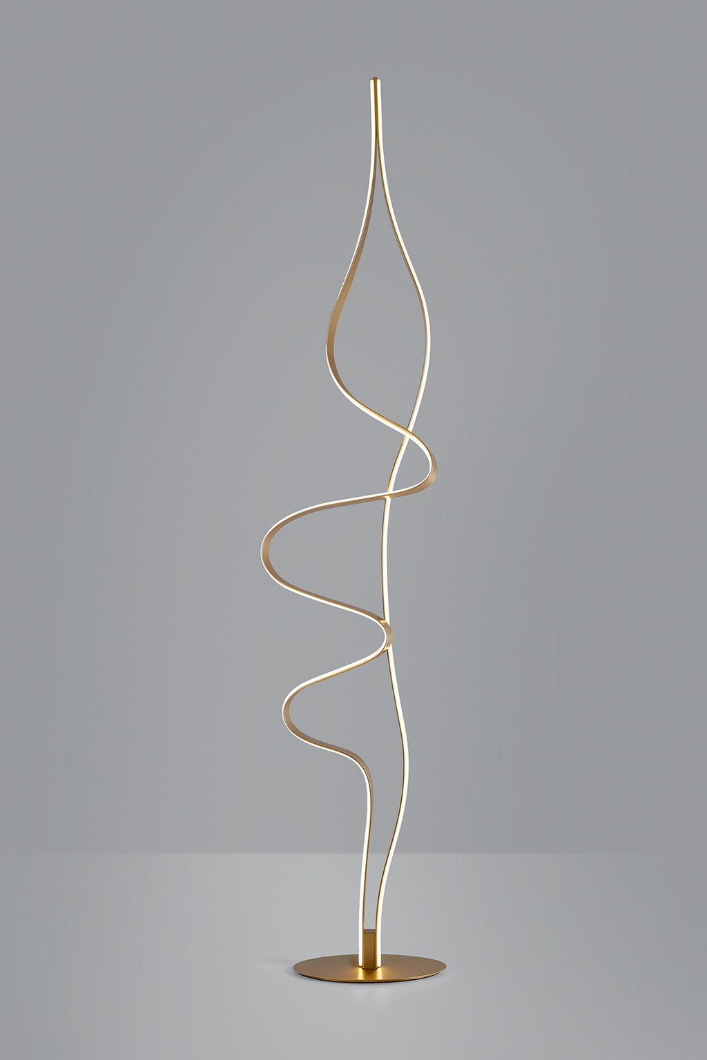 Luminosity Designs - Knot Loop Floor Light, 1 x 45W LED, In Line Dimmer, 3000K, 3000lm - Luminosity Designs Ltd