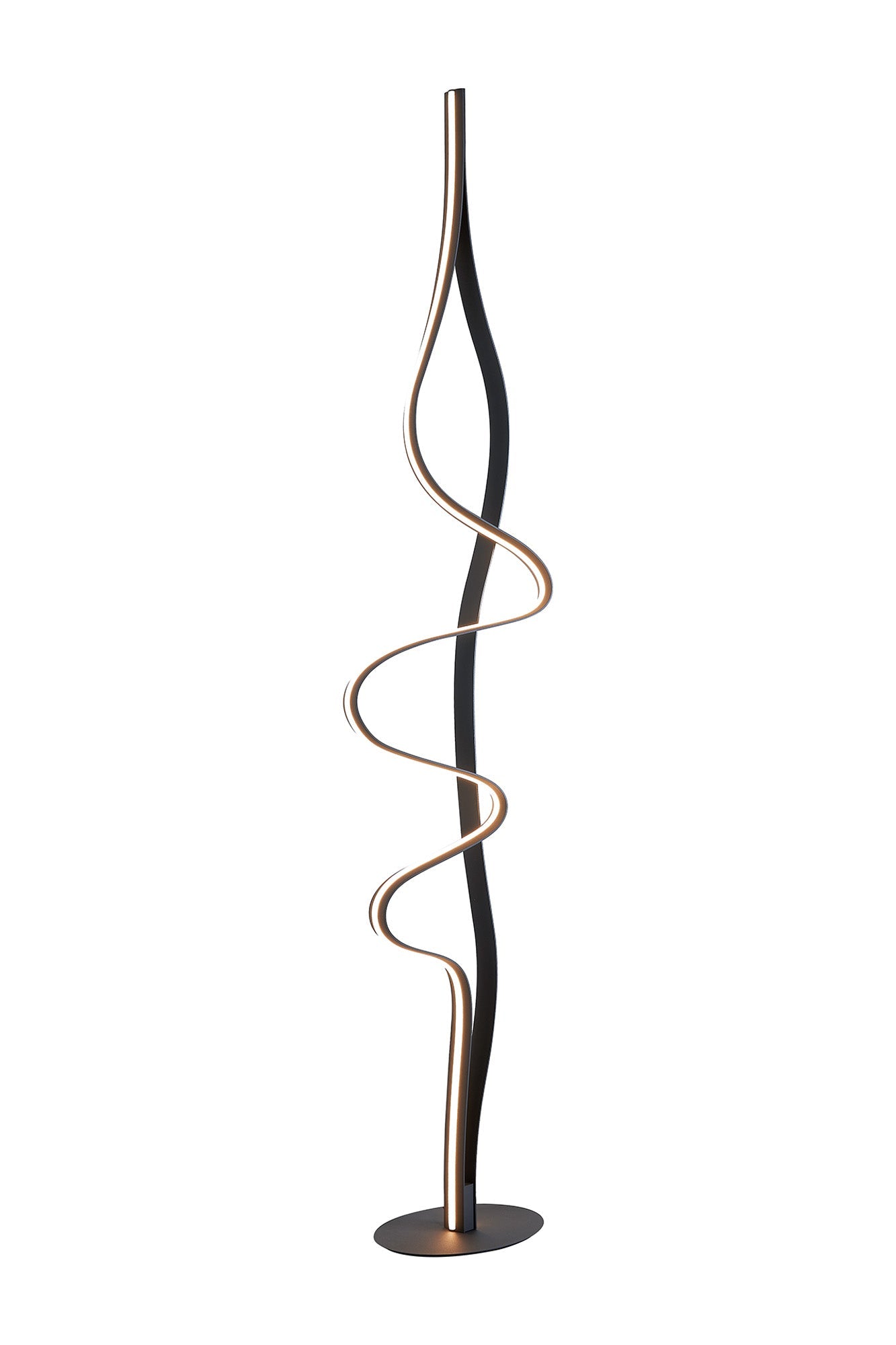 Luminosity Designs - Knot Loop Floor Light, 1 x 45W LED, In Line Dimmer, 3000K, 3000lm - Luminosity Designs Ltd