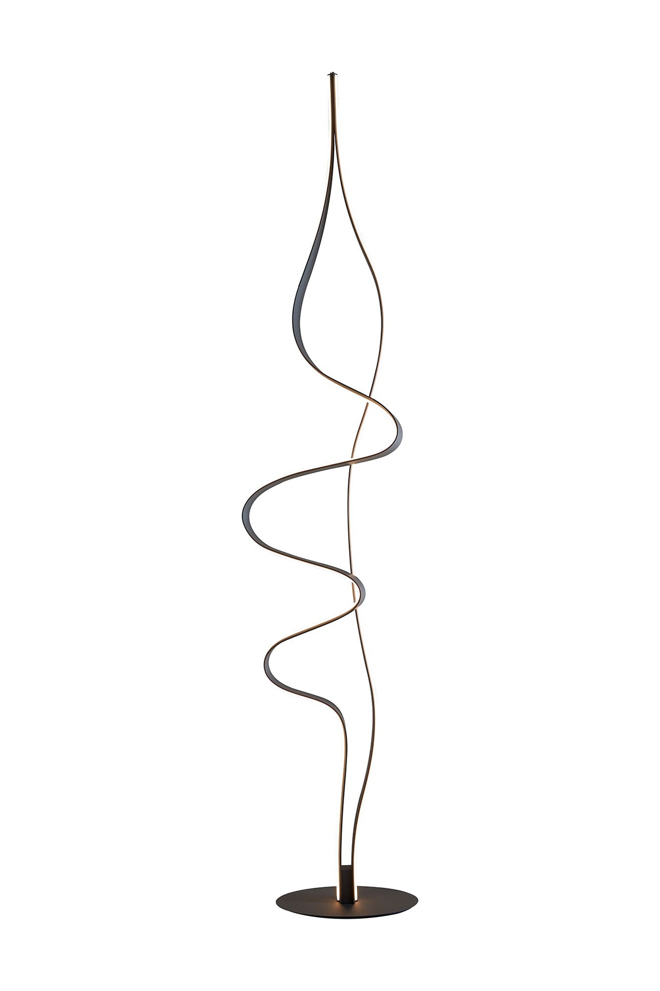 Luminosity Designs - Knot Loop Floor Light, 1 x 45W LED, In Line Dimmer, 3000K, 3000lm - Luminosity Designs Ltd