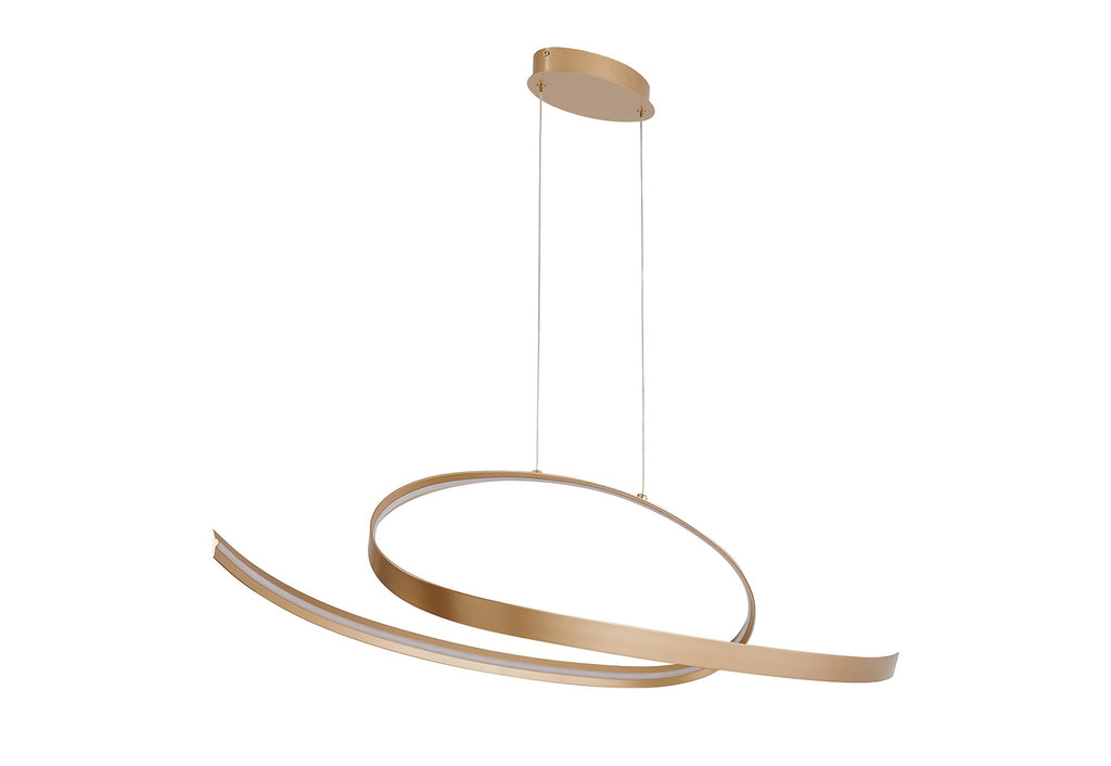 Luminosity Designs - Knot Loop Pendant, 1 x 3W LED, Triac Dimmable, 3000K, 2400lm - Luminosity Designs Ltd