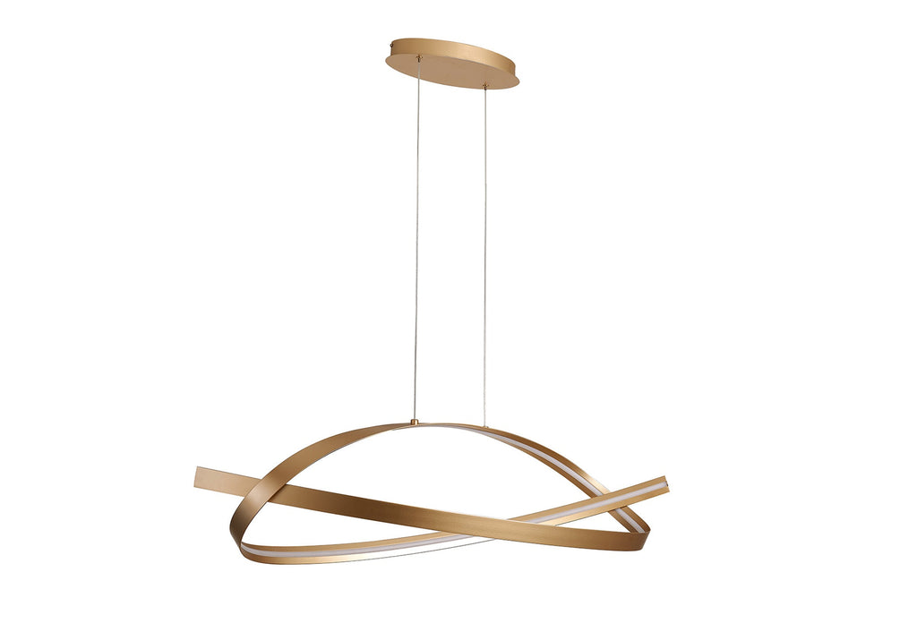 Luminosity Designs - Knot Loop Pendant, 1 x 3W LED, Triac Dimmable, 3000K, 2400lm - Luminosity Designs Ltd