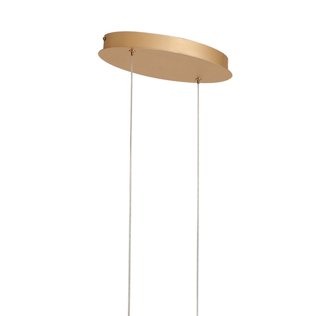 Luminosity Designs - Knot Loop Pendant, 1 x 3W LED, Triac Dimmable, 3000K, 2400lm - Luminosity Designs Ltd