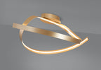Luminosity Designs - Knot Loop Semi Flush Ceiling Light, 1 x 34W LED, Triac Dimmable, 3000K, 1900lm - Luminosity Designs Ltd