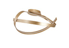 Luminosity Designs - Knot Loop Semi Flush Ceiling Light, 1 x 34W LED, Triac Dimmable, 3000K, 1900lm - Luminosity Designs Ltd