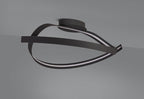 Luminosity Designs - Knot Loop Semi Flush Ceiling Light, 1 x 34W LED, Triac Dimmable, 3000K, 1900lm - Luminosity Designs Ltd