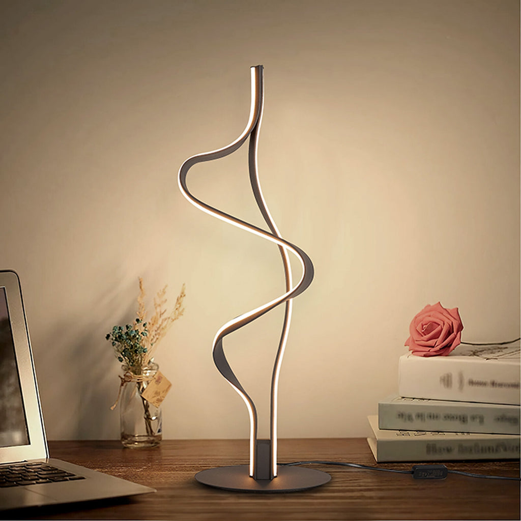 Luminosity Designs - Knot Loop Table Light, 1 x 18W LED, Triac Dimmable, 3000K, 1400lm - Luminosity Designs Ltd