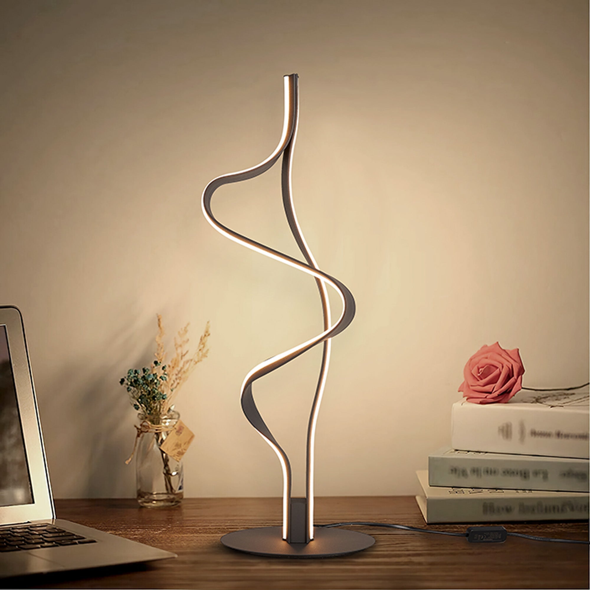 Luminosity Designs - Knot Loop Table Light, 1 x 18W LED, Triac Dimmable, 3000K, 1400lm - Luminosity Designs Ltd