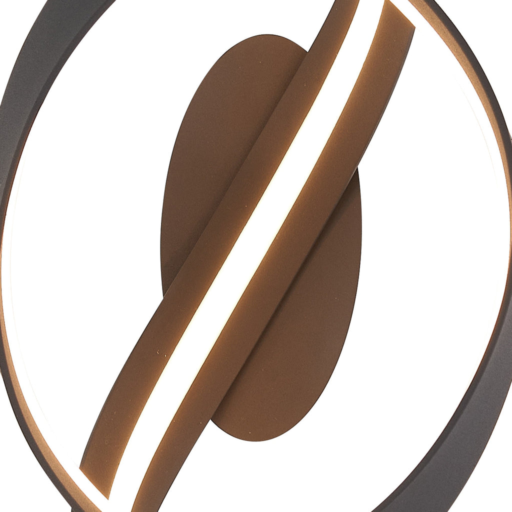 Luminosity Designs - Knot Loop Wall Light, 1 x 13W LED, Triac Dimmable, 3000K, 770lm - Luminosity Designs Ltd