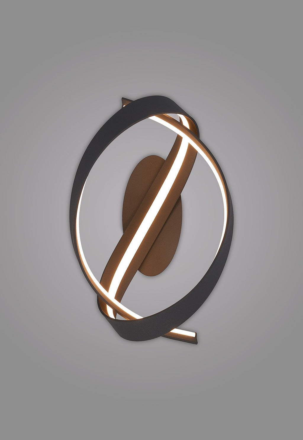 Luminosity Designs - Knot Loop Wall Light, 1 x 13W LED, Triac Dimmable, 3000K, 770lm - Luminosity Designs Ltd