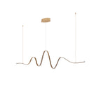 Luminosity Designs - Knot Wave Pendant, 1 x 34W LED, Triac Dimmable, 3000K, 2000lm - Luminosity Designs Ltd