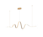 Luminosity Designs - Knot Wave Pendant, 1 x 34W LED, Triac Dimmable, 3000K, 2000lm - Luminosity Designs Ltd