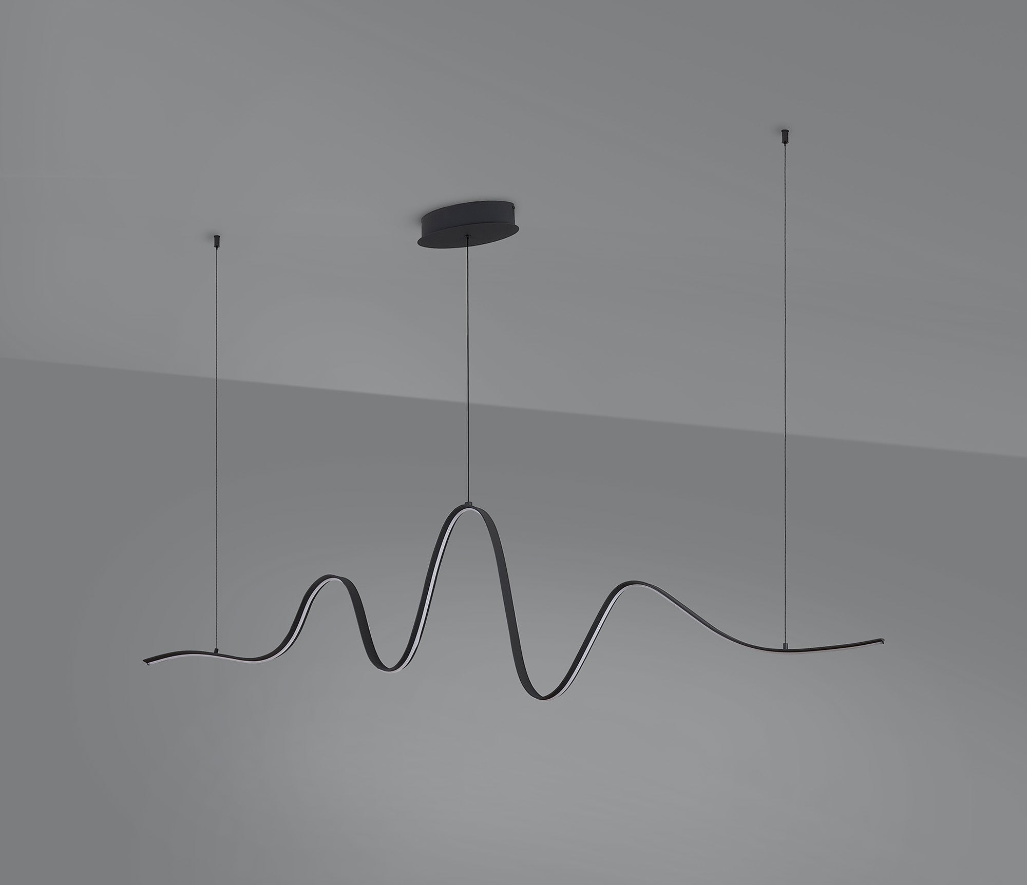 Luminosity Designs - Knot Wave Pendant, 1 x 34W LED, Triac Dimmable, 3000K, 2000lm - Luminosity Designs Ltd