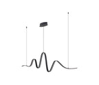 Luminosity Designs - Knot Wave Pendant, 1 x 34W LED, Triac Dimmable, 3000K, 2000lm - Luminosity Designs Ltd