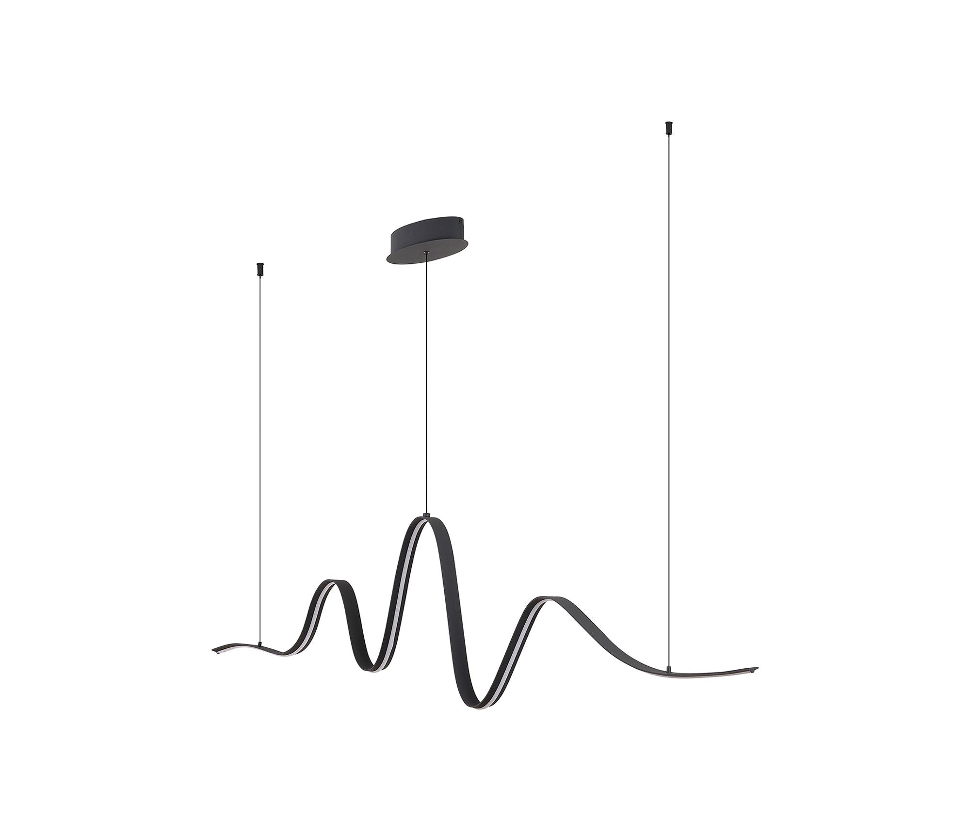Luminosity Designs - Knot Wave Pendant, 1 x 34W LED, Triac Dimmable, 3000K, 2000lm - Luminosity Designs Ltd