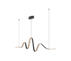 Luminosity Designs - Knot Wave Pendant, 1 x 34W LED, Triac Dimmable, 3000K, 2000lm - Luminosity Designs Ltd
