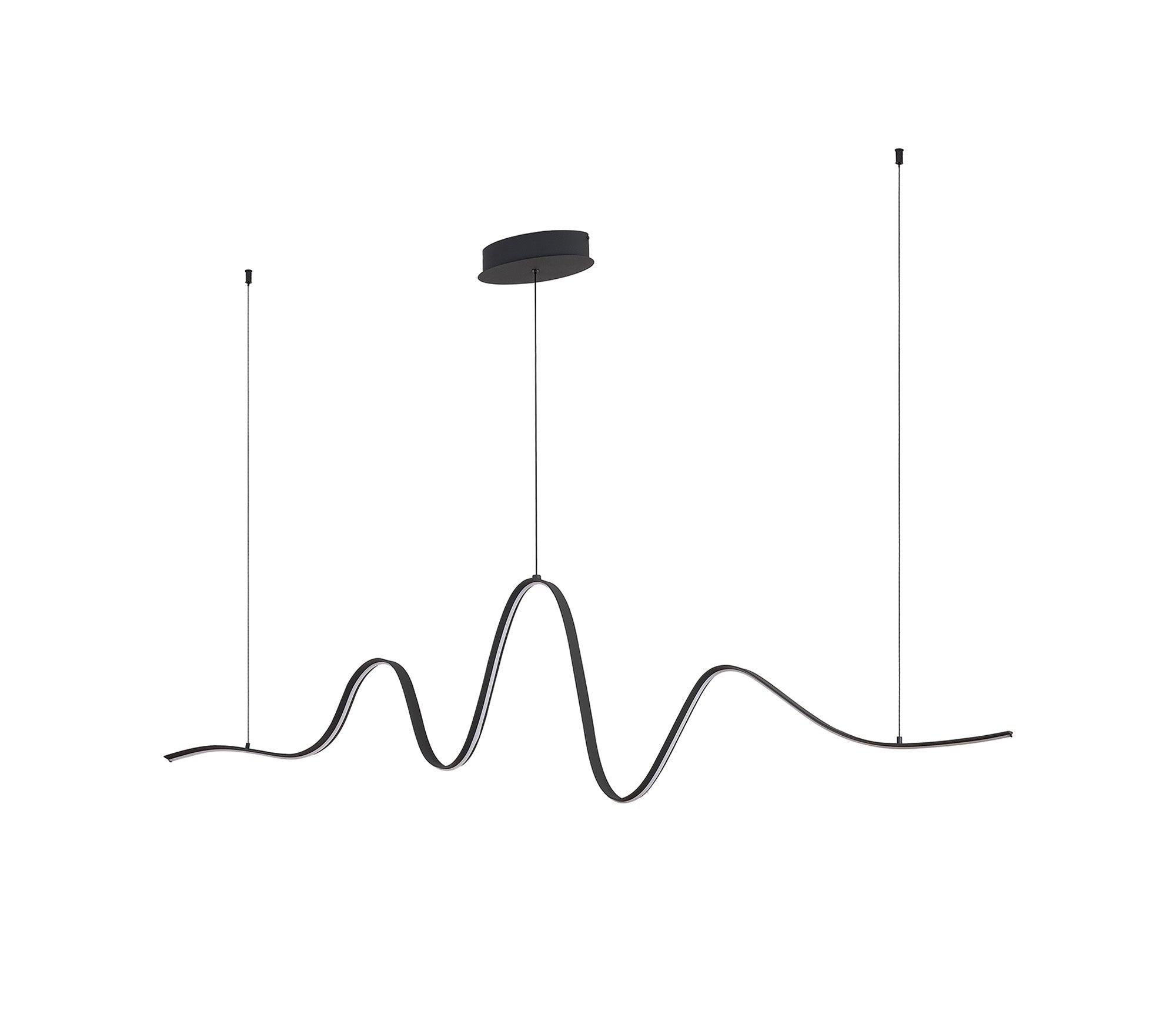 Luminosity Designs - Knot Wave Pendant, 1 x 34W LED, Triac Dimmable, 3000K, 2000lm - Luminosity Designs Ltd