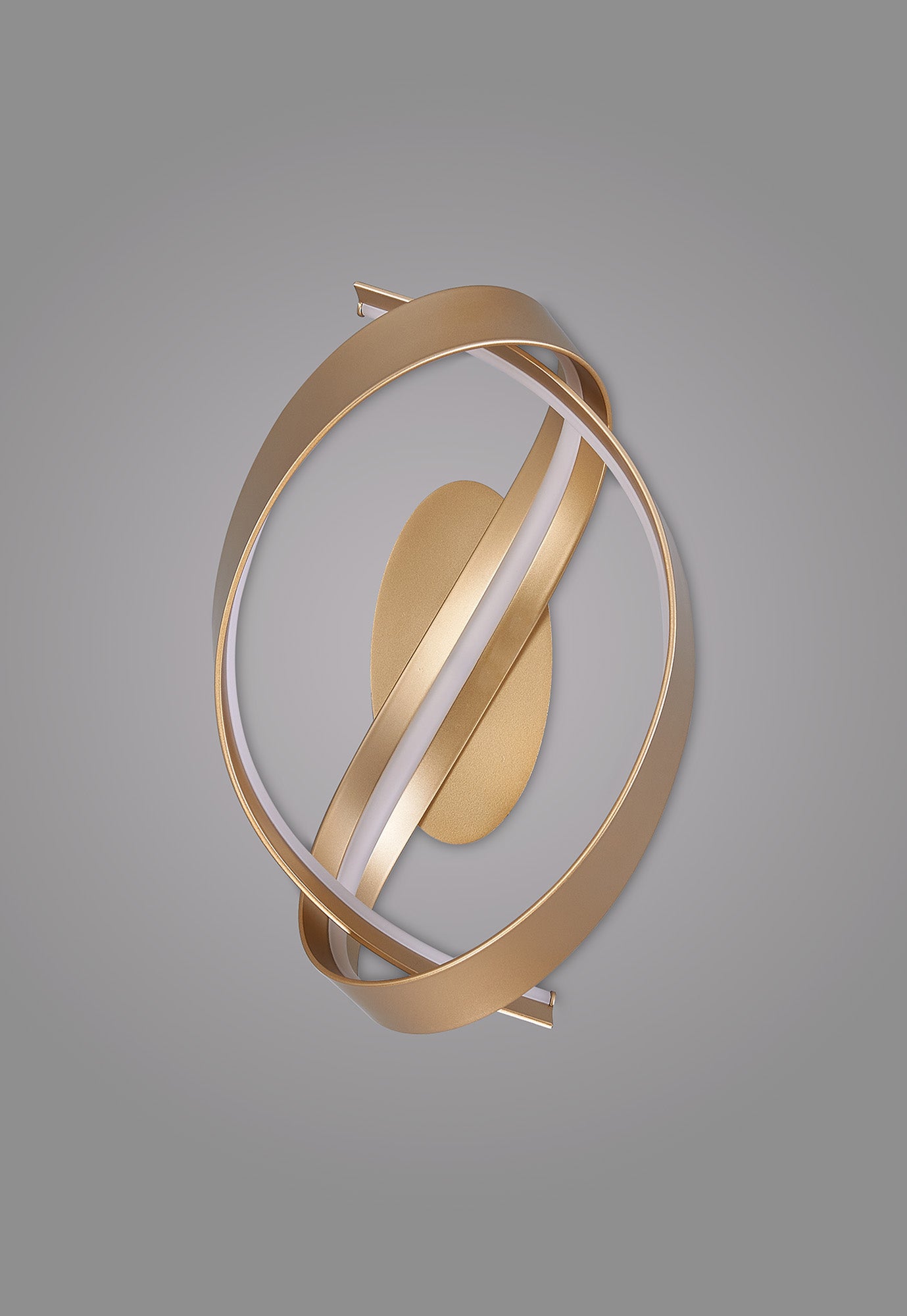 Knot Loop Wall Light, 1 x 13W LED, Triac Dimmable, 3000K, 770lm