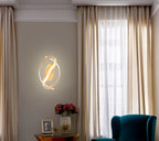 Knot Loop Wall Light, 1 x 13W LED, Triac Dimmable, 3000K, 770lm