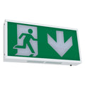 Crompton Lamps - Krios Emergency Wall Light With Downwards Arrow, LED 1.8W, 6000K - 7000K - Luminosity Designs Ltd