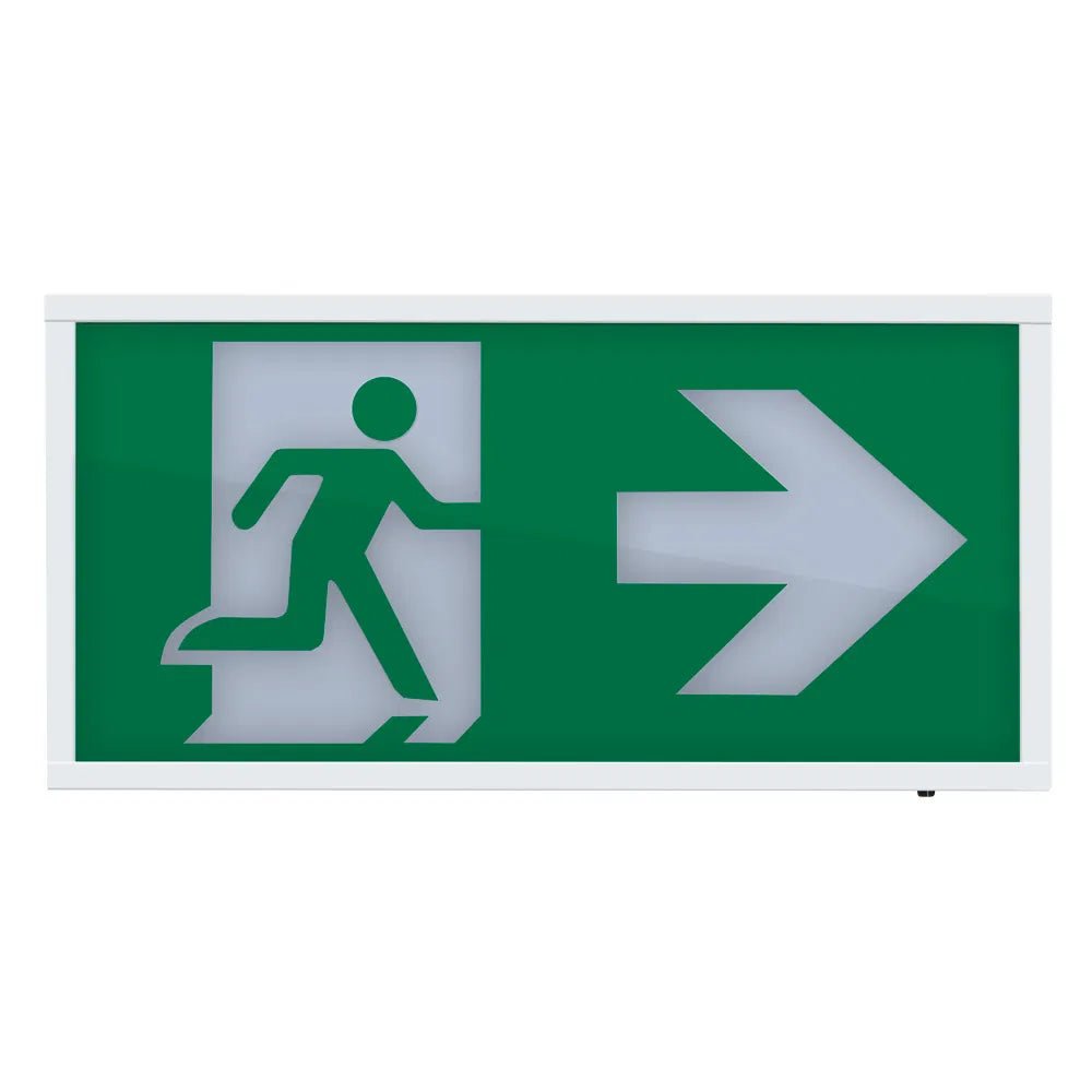 Crompton Lamps - Krios LED Emergency Wall Box - Legend Only (Light NOT Included) - Luminosity Designs Ltd