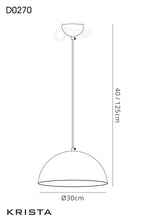 Deco - Krista Single Pendant with Mosaic Mirror Interior - Luminosity Designs Ltd