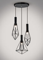 Deco - Kristoff Circular Pendant - Luminosity Designs Ltd
