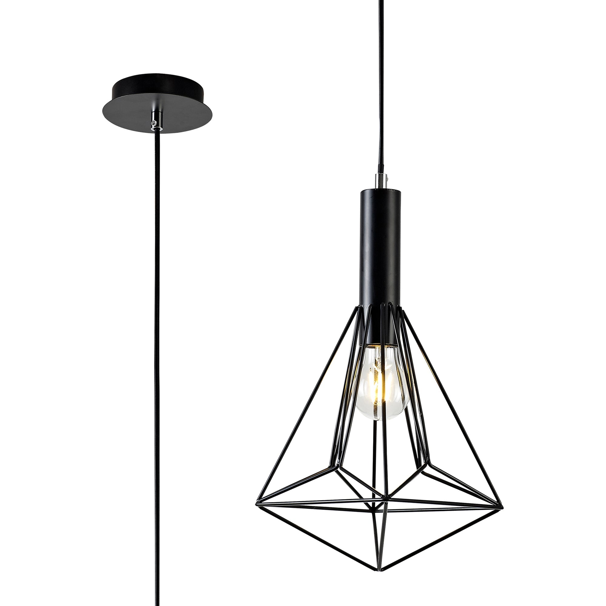 Deco - Kristoff Single Pendant - Luminosity Designs Ltd