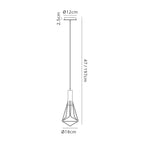 Deco - Kristoff Single Pendant - Luminosity Designs Ltd