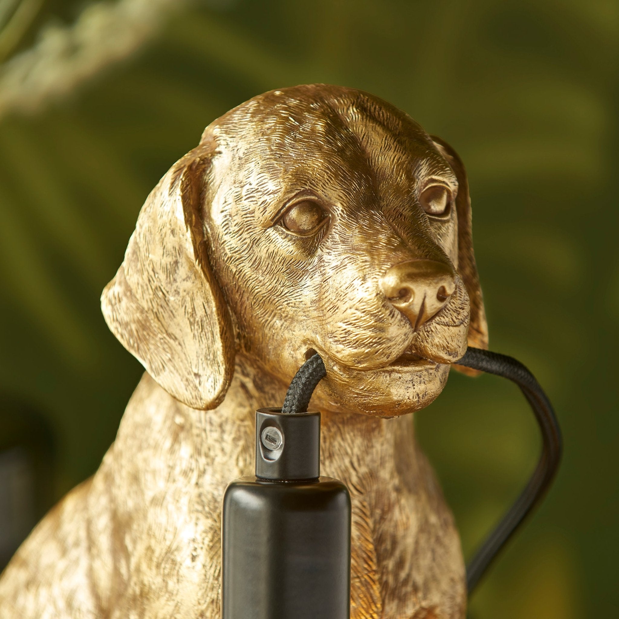 Endon - Labrador Puppy Sculpture Table Lamp With Braided Cable and E14 Lamp holder (ENDON 107364 / 107365) - Luminosity Designs Ltd