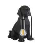 Endon - Labrador Puppy Sculpture Table Lamp With Braided Cable and E14 Lamp holder (ENDON 107364 / 107365) - Luminosity Designs Ltd