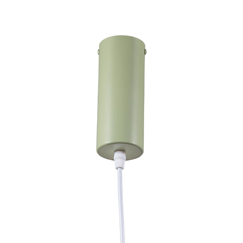 Oaks Lighting - Lalla Small Single Modern Pendant With Metal Curved Framework, Ribbed Prismatic Glass and Integrated LED - Luminosity Designs Ltd