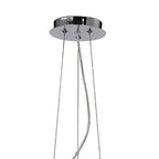 Diyas - Lanzo Pendant 4 Light E14 Black Chrome/Crystal (Diyas IL31121) - Luminosity Designs Ltd