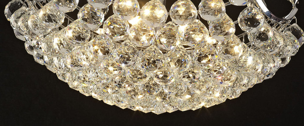 Diyas - Large Cesto Semi Flush Ceiling Light - Luminosity Designs Ltd