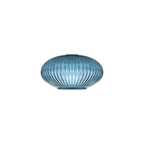 Luminosity Designs - Large Oval Pendulum Ribbed Glass Shades - Luminosity Designs Ltd