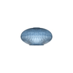 Luminosity Designs - Large Oval Pendulum Ribbed Glass Shades - Luminosity Designs Ltd